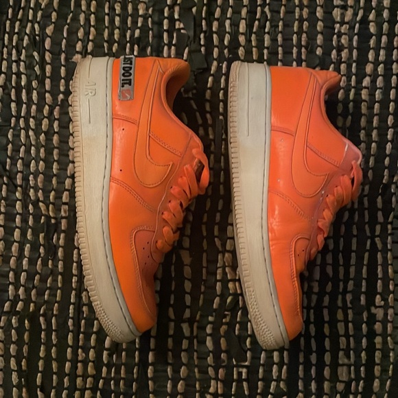 Nike Air Force 1 '07 LV8 JDI Leather Total Orange Mens Sz 10 - Picture 3 of 9